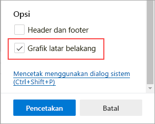 Pilih Grafik latar belakang