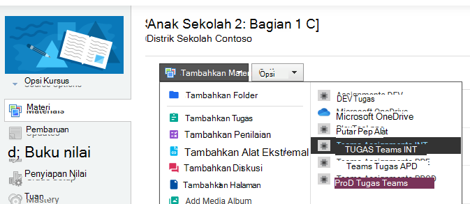 Cuplikan layar materi.