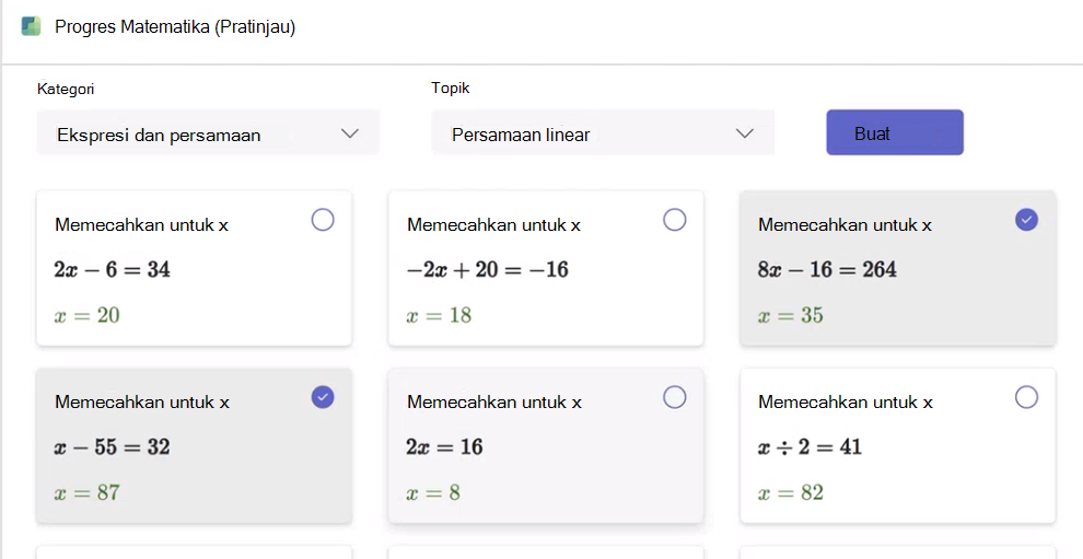 Kemajuan matematika