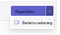Tombol rapat sekarang