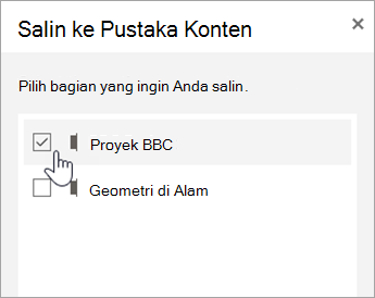 Pilih bagian yang ingin Anda salin.