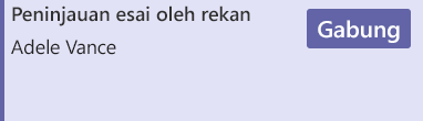 Tombol Gabung dari rapat kalender