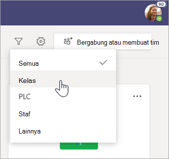 Memfilter tipe tim.