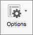 Pada tab Analisis PivotTable, pilih Opsi