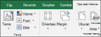 Tab Tata Letak Halaman di Pita