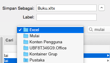 gambar yang menampilkan dialog Simpan Sebagai