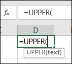 Cuplikan layar toolbar Referensi Fungsi