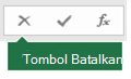 Gambar tombol Batalkan Bilah Rumus