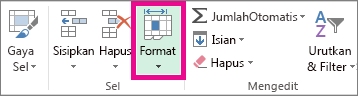 Pada tab Beranda, klik Format.