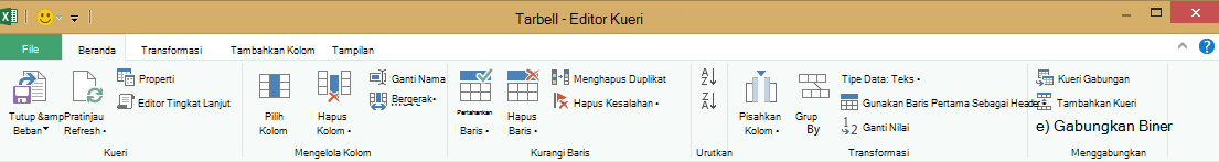Pita Editor Kueri