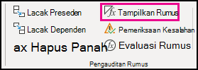 Memperlihatkan Rumus di desktop