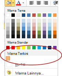 Opsi warna terbaru