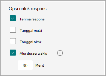 Mengatur timer untuk formulir atau kuis di Microsoft Forms | Microsoft ...