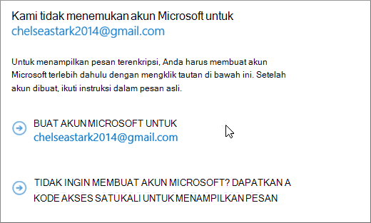 Buat akun Microsoft