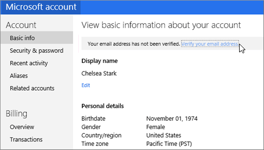 Verifikasi alamat email Anda