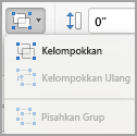 Mengelompokkan objek
