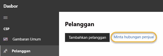 Meminta hubungan penjual