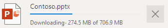 Mengunduh file di OneDrive