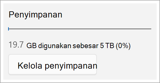 Mengelola cuplikan layar penyimpanan OneDrive untuk kantor atau sekolah Anda tiga versi two.png