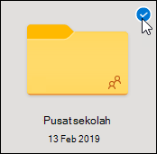Pilih lingkaran biru