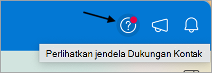 Hubungi dukungan dalam Outlook cuplikan layar lima