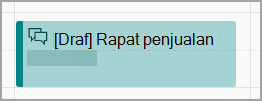 Draf Rapat Penjualan dari Calendar