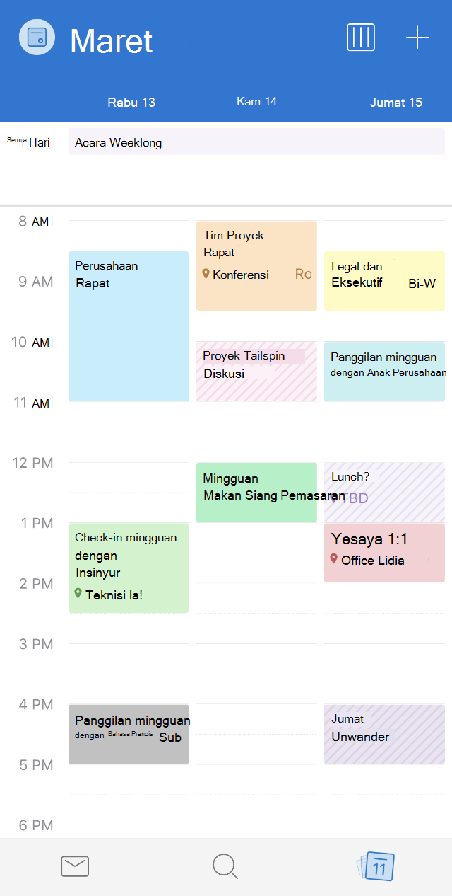 Calendar kategori