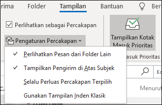 Pengaturan percakapan