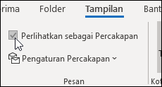 Perlihatkan sebagai Percakapan
