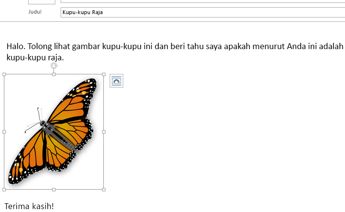Gambar kini berada di pesan Anda.