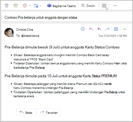 Ikon Aplikasi lainnya di pita dipilih.