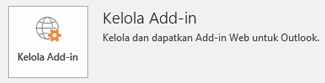 Klik Kelola Add-in