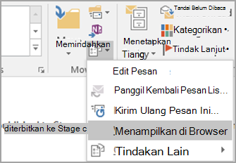 Pilih Tampilkan di Browser