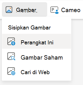 Menyisipkan Gambar dari Perangkat Ini di PowerPoint untuk web