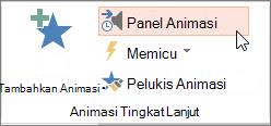 Membuka Panel Animasi