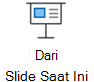 Memulai Peragaan Slide dari slide saat ini.