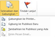 Menyelesaikan gabungan surat