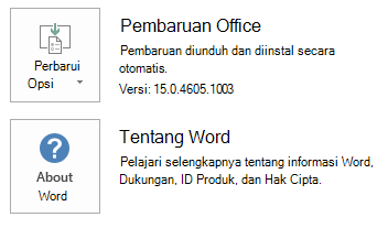 Cuplikan layar untuk Word Klik Untuk Menjalankan
