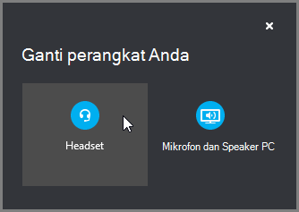 Ganti perangkat Anda