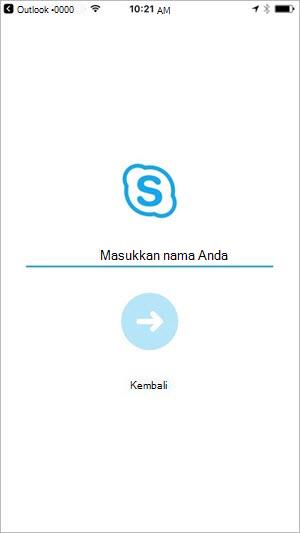 Masukkan nama Anda untuk bergabung dalam rapat