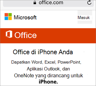 Buka office.com