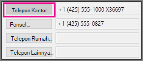 Nomor Telepon Kantor Berwarna Abu-abu.