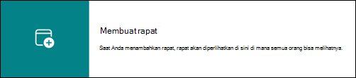 Tautan mengalihkan pengguna ke kalender grup mereka di Outlook.