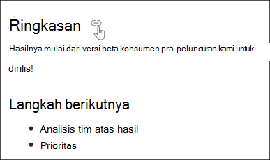 Contoh link jangkar halaman