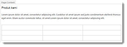 Tabel pada Situs Web SharePoint Online