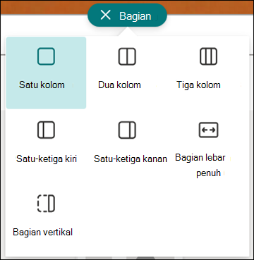 Tata letak bagian