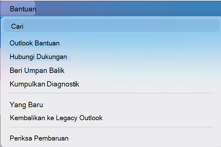 tombol alih opsi outlook baru