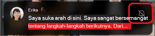 Gambar yang menampilkan layar seluler dengan pratinjau obrolan tertunda di bagian bawah.