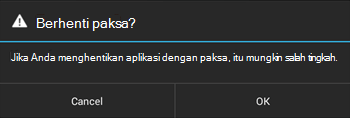 Konfirmasi keluar paksa