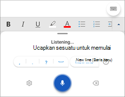 Cuplikan layar Pendiktean di Ponsel Android.